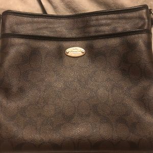 LIKE NEW Brown And Black Coach Crossbody Bag